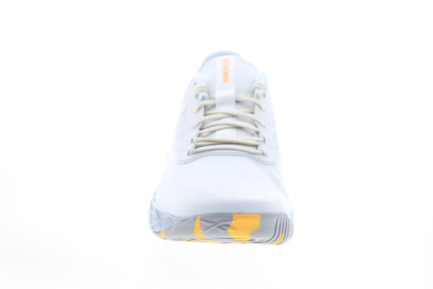 Reebok Nanoflex Tr GX7548 Mens White Canvas Athletic Cross Training Shoes 