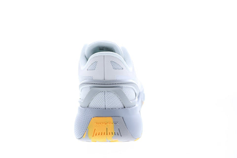 Reebok Nanoflex Tr GX7548 Mens White Canvas Athletic Cross Training Shoes 
