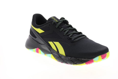 Reebok Nanoflex Tr GX7549 Mens Black Canvas Athletic Cross Training Shoes 