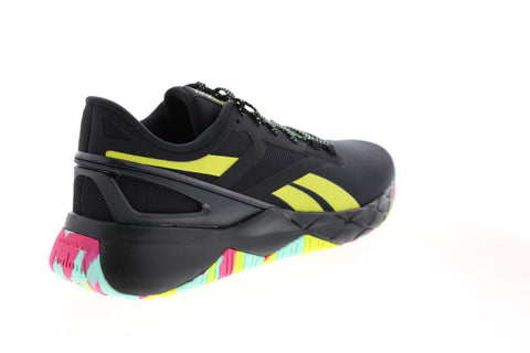 Reebok Nanoflex Tr GX7549 Mens Black Canvas Athletic Cross Training Shoes 