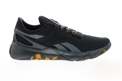 Reebok Nanoflex Tr GX7550 Mens Black Canvas Athletic Cross Training Shoes 