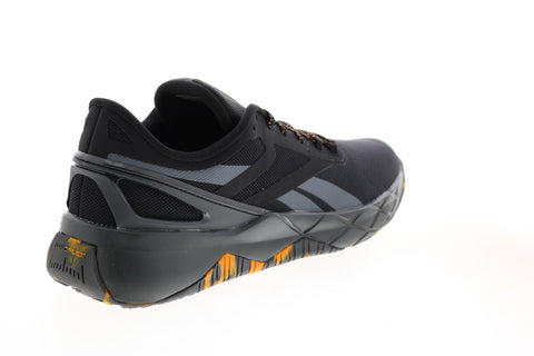 Reebok Nanoflex Tr GX7550 Mens Black Canvas Athletic Cross Training Shoes 