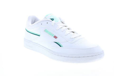 Reebok Club C 85 Vegan GX7562 Mens White Synthetic Lifestyle Sneakers Shoes 
