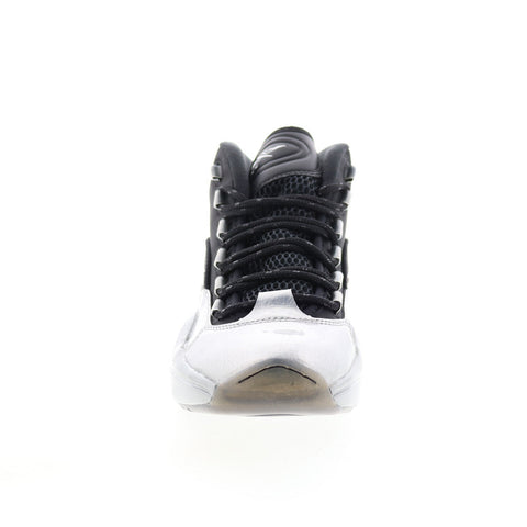 Reebok Question Mid GX7925 Mens Black Leather Athletic Basketball Shoes