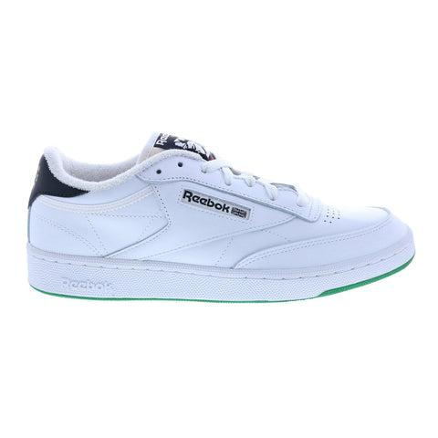 Reebok Club C 85 GX8307 Mens White Leather Lace Up Lifestyle Sneakers Shoes
