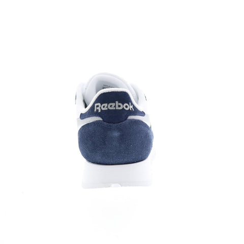 Reebok Classic Leather GX9314 Mens Blue Suede Lifestyle Sneakers Shoes