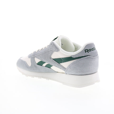 Reebok Classic Leather GX9319 Mens White Suede Lifestyle Sneakers Shoes