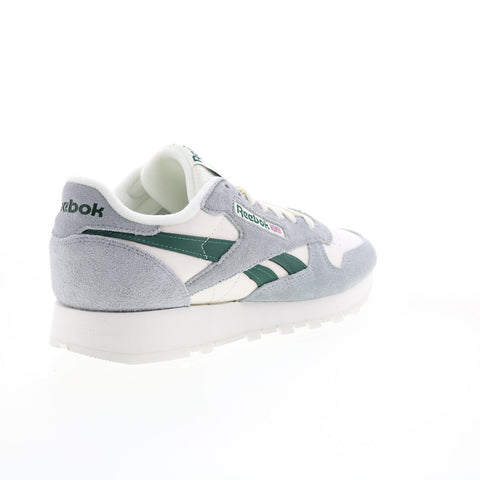 Reebok Classic Leather GX9319 Mens White Suede Lifestyle Sneakers Shoes