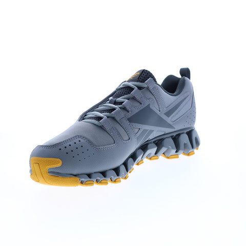Reebok Zigwild Trail 6 GX9429 Mens Gray Canvas Lace Up Athletic Running Shoes