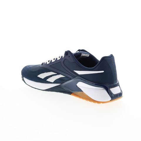 Reebok Nano X2 GX9911 Mens Blue Canvas Athletic Cross Training Shoes