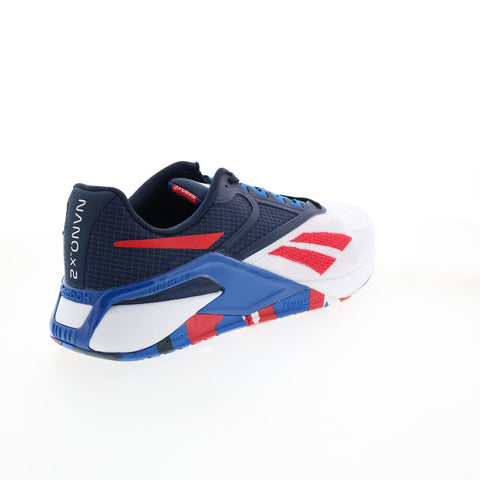 Reebok Nano X2 GX9915 Mens White Canvas Athletic Cross Training Shoes