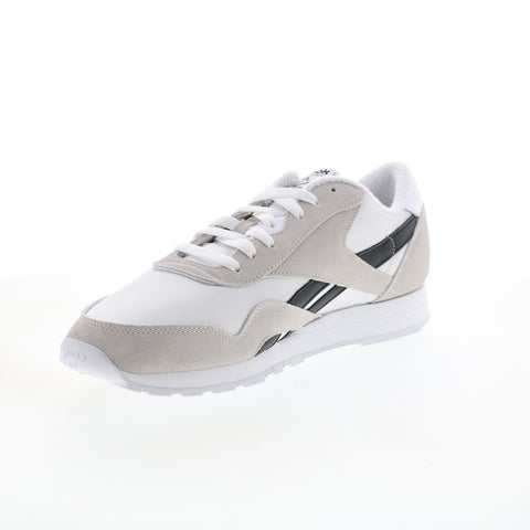 Reebok Classic Nylon GY0507 Mens White Suede Lifestyle Sneakers Shoes