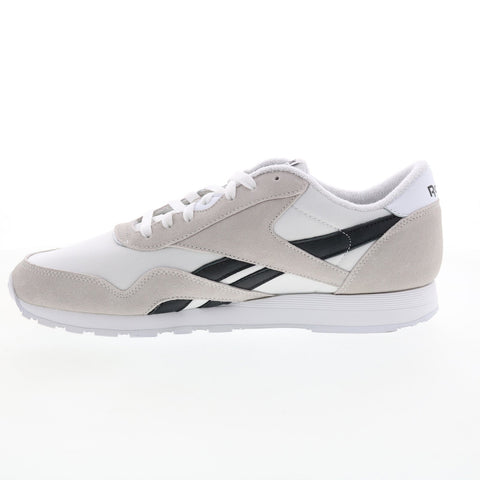 Reebok Classic Nylon GY0507 Mens White Suede Lifestyle Sneakers Shoes