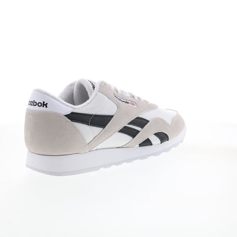 Reebok Classic Nylon GY0507 Mens White Suede Lifestyle Sneakers Shoes