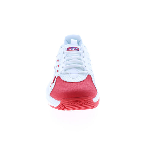 Reebok Solution Mid GY0930 Mens White Leather Athletic Basketball Shoes