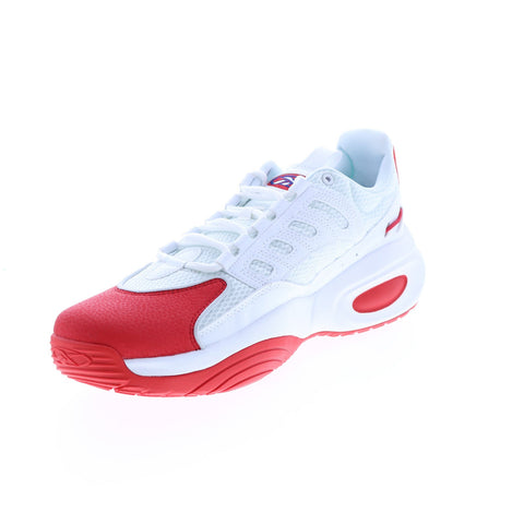 Reebok Solution Mid GY0930 Mens White Leather Athletic Basketball Shoes