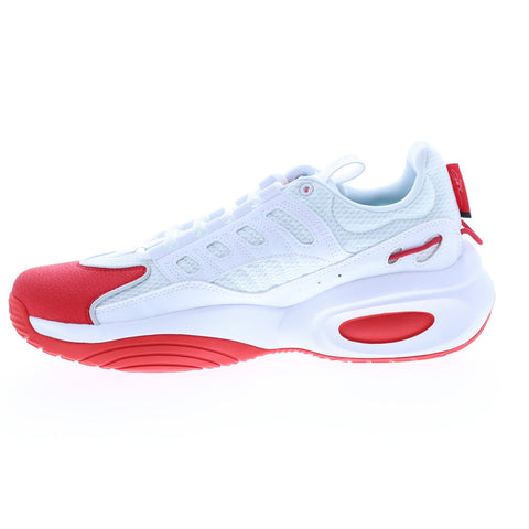 Reebok Solution Mid GY0930 Mens White Leather Athletic Basketball Shoes