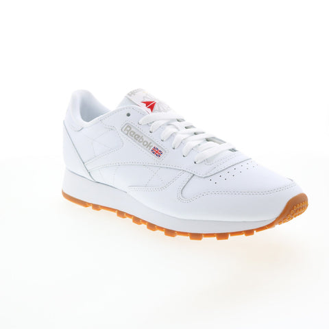 Reebok Classic Leather GY0952 Mens White Lace Up Lifestyle Sneakers Shoes
