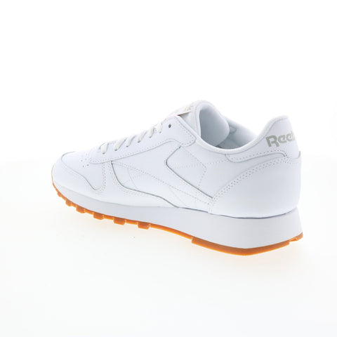Reebok Classic Leather GY0952 Mens White Lace Up Lifestyle Sneakers Shoes
