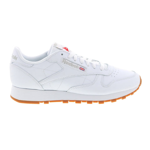 Reebok Classic Leather GY0952 Mens White Lace Up Lifestyle Sneakers Shoes