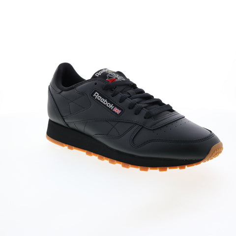 Reebok Classic Leather GY0954 Mens Black Lace Up Lifestyle Sneakers Shoes