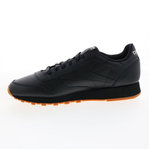 Reebok Classic Leather GY0954 Mens Black Lace Up Lifestyle Sneakers Shoes