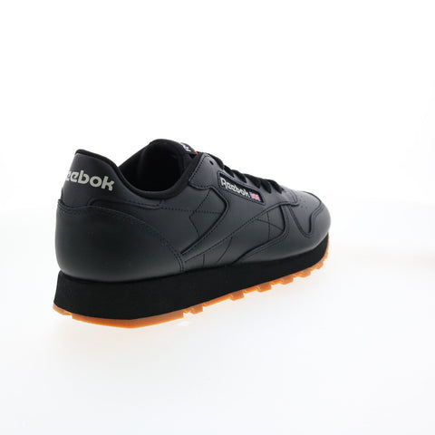 Reebok Classic Leather GY0954 Mens Black Lace Up Lifestyle Sneakers Shoes