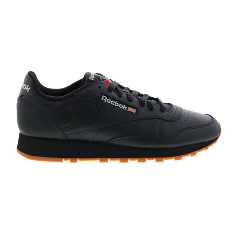 Reebok Classic Leather GY0954 Mens Black Lace Up Lifestyle Sneakers Shoes