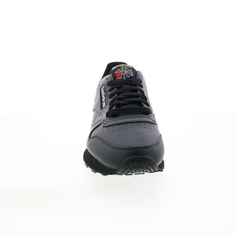 Reebok Classic Leather GY0955 Mens Black Lace Up Lifestyle Sneakers Shoes