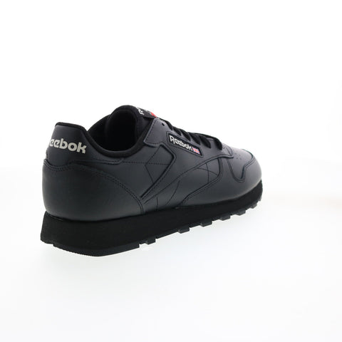 Reebok Classic Leather GY0955 Mens Black Lace Up Lifestyle Sneakers Shoes