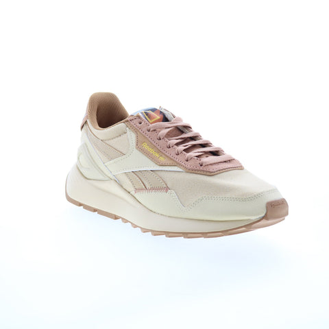 Reebok Classic Leather Legacy National Geographic Mens Beige Sneakers Shoes