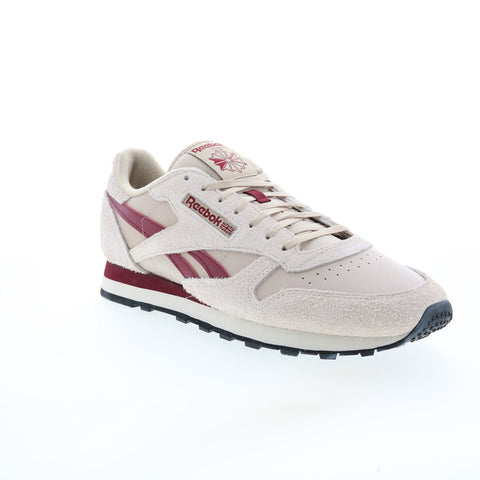Reebok Classic Leather GY1525 Mens Beige Suede Lifestyle Sneakers Shoes