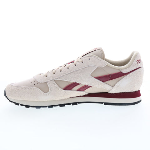 Reebok Classic Leather GY1525 Mens Beige Suede Lifestyle Sneakers Shoes