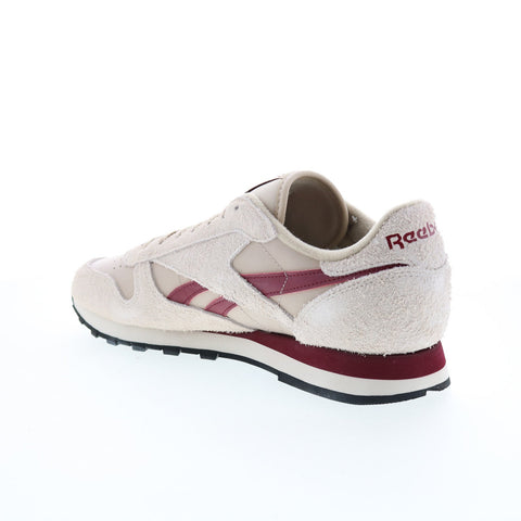 Reebok Classic Leather GY1525 Mens Beige Suede Lifestyle Sneakers Shoes