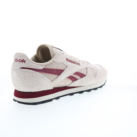 Reebok Classic Leather GY1525 Mens Beige Suede Lifestyle Sneakers Shoes