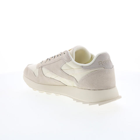 Reebok Classic Leather GY1527 Mens Beige Suede Lifestyle Sneakers Shoes