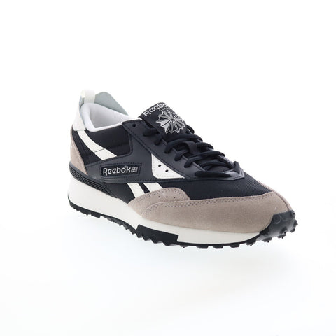 Reebok LX2200 GY1534 Mens Black Suede Lace Up Lifestyle Sneakers Shoes