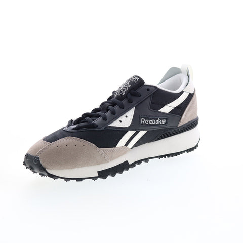 Reebok LX2200 GY1534 Mens Black Suede Lace Up Lifestyle Sneakers Shoes