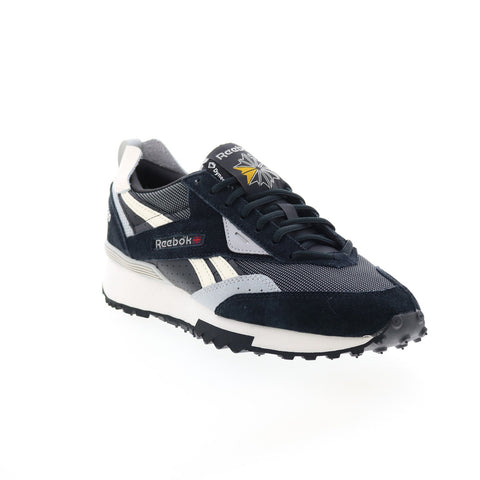 Reebok LX2200 Eames GY1538 Mens Black Suede Lifestyle Sneakers Shoes