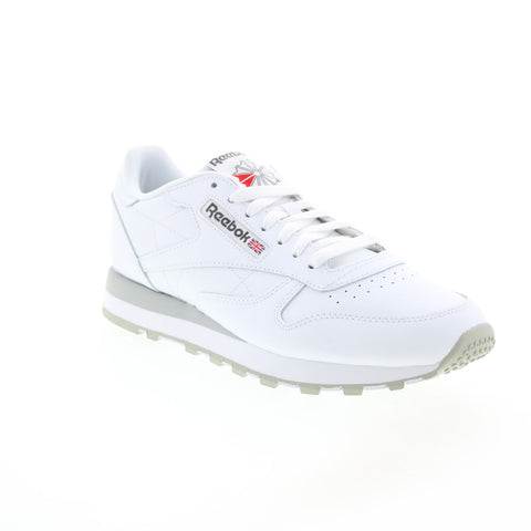 Reebok Classic Leather GY3558 Mens White Lace Up Lifestyle Sneakers Shoes