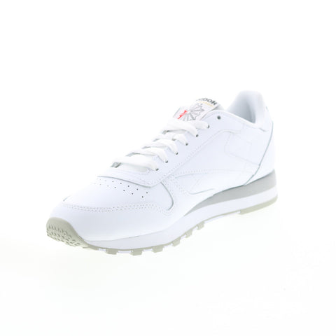 Reebok Classic Leather GY3558 Mens White Lace Up Lifestyle Sneakers Shoes