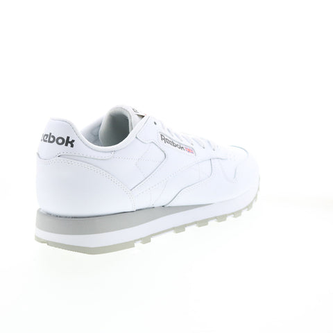 Reebok Classic Leather GY3558 Mens White Lace Up Lifestyle Sneakers Shoes