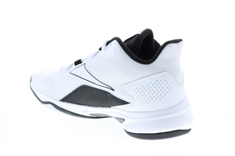 Reebok More Buckets GY5462 Mens White Basketball Inspired Sneakers Shoes