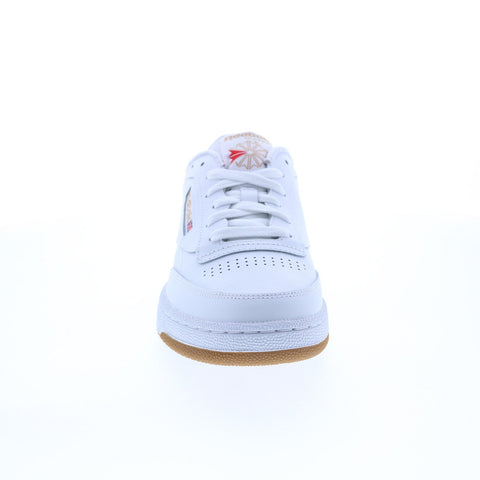 Reebok Club C 85 GY7147 Mens White Leather Lace Up Lifestyle Sneakers Shoes