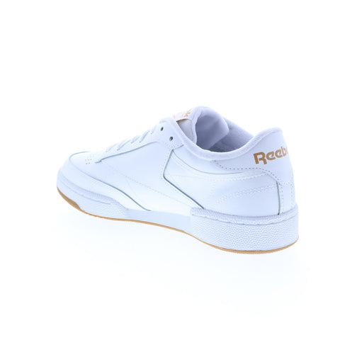 Reebok Club C 85 GY7147 Mens White Leather Lace Up Lifestyle Sneakers Shoes