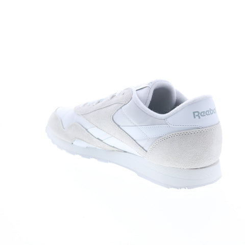 Reebok Classic Nylon GY7235 Mens White Suede Lifestyle Sneakers Shoes