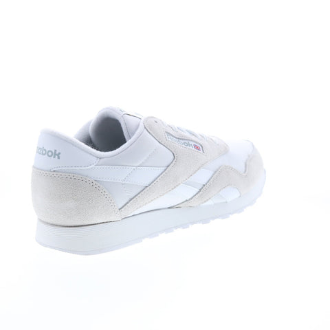 Reebok Classic Nylon GY7235 Mens White Suede Lifestyle Sneakers Shoes