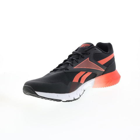 Reebok Ztaur Run GY7715 Mens Black Canvas Lace Up Athletic Running Shoes