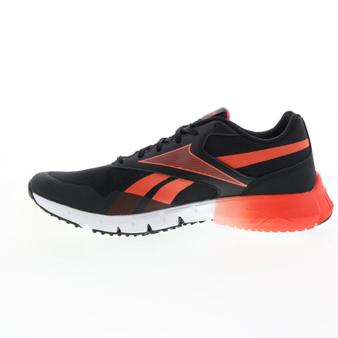 Reebok Ztaur Run GY7715 Mens Black Canvas Lace Up Athletic Running Shoes