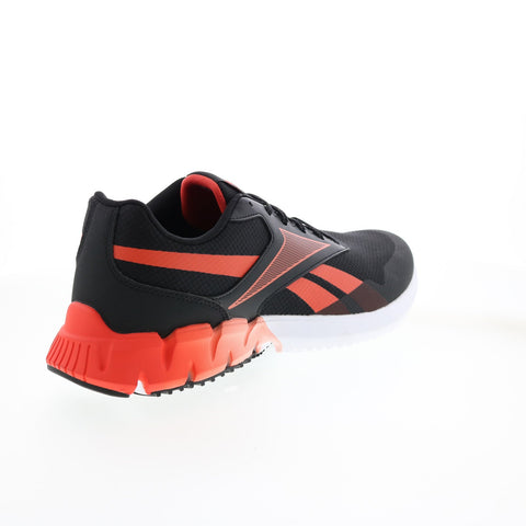 Reebok Ztaur Run GY7715 Mens Black Canvas Lace Up Athletic Running Shoes